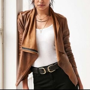 Silence + Noise UO Riley faux leather jacket